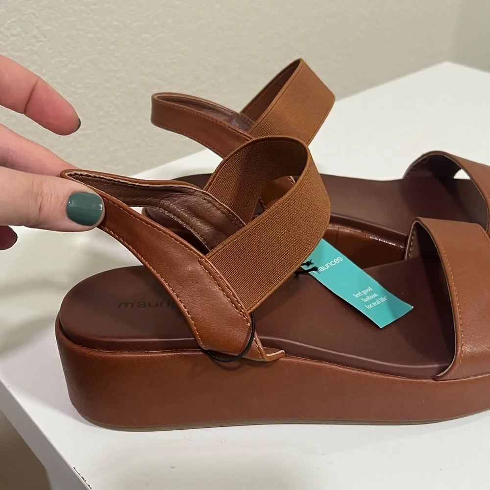 SuperCush Aubrey Wedge For Cognac
